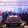 Thủ tướng Việt Nam và Séc dự, phát biểu tại diễn đàn doanh nghiệp 