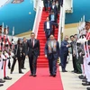 Quang cảnh Lễ đón Thủ tướng Phạm Minh Chính tại Indonesia