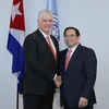 Thủ tướng Phạm Minh Chính hội kiến Bí thư thứ nhất, Chủ tịch Cuba 