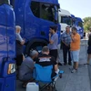 Các tài xế xe tải chấm dứt đình công kéo dài nhiều tuần ở Đức