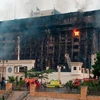 38 người bị thương trong vụ cháy trụ sở cảnh sát ở Ai Cập 