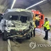 Tai nạn trong hầm cao tốc tại Hàn Quốc làm 4 người thiệt mạng