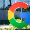 Biểu tượng Google tại trụ sở ở Mountain View, California, Mỹ. (Ảnh: AFP/TTXVN)