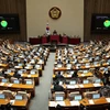 Toàn cảnh một phiên họp Quốc hội Hàn Quốc tại thủ đô Seoul. (Ảnh: Yonhap/TTXVN)