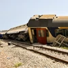 Hiện trường vụ một tai nạn đường sắt. (Ảnh minh họa. AFP/TTXVN)