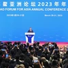 Lễ khai mạc Hội nghị thường niên Diễn đàn châu Á Bác Ngao (BFA) ngày 30/3/2023. (Ảnh: Kyodo/TTXVN)