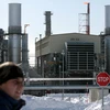 Nhà máy khí đốt tự nhiên hóa lỏng gần Korsakov, thuộc đảo Sakhalin, Nga. (Ảnh: AFP/TTXVN)