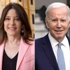 Tổng thống Joe Biden và ứng cử viên Marianne Williamson. (Nguồn: Getty Images)