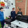 Cơ quan An ninh điều tra, Công an tỉnh Hà Nam tiến hành khám xét tại chỗ ở và nơi làm việc của bị can trong vụ án. (Ảnh: cand.com.vn)