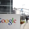 Biểu tượng của Google tại tòa nhà công ty ở Mountain View, California, Mỹ. (Ảnh: AFP/TTXVN