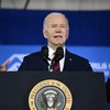 Tổng thống Mỹ Joe Biden phát biểu tại Milwaukee, Wisconsin. (Ảnh: AFP/TTXVN)