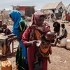 Người tị nạn tại một trại tạm ở Baidoa, Somalia. (Ảnh: AFP/TTXVN)