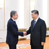 Chủ tịch nước Trung Quốc Tập Cận Bình và Ngoại trưởng Mỹ Antony Blinken. (Nguồn: Bộ Ngoại giao Trung Quốc)