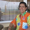 Bà Alicia Corredera trong cuộc trò chuyện với phóng viên TTXVN tại La Habana. (Ảnh: Mai Phương /TTXVN) 