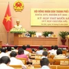 Quang cảnh tại Kỳ họp thứ 16, Hội đồng Nhân dân thành phố Hà Nội.