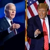 Tổng thống Mỹ Joe Biden (trái) và cựu Tổng thống Donald Trump. (Ảnh: AFP/TTXVN)