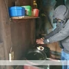 Một người chủ trang trại cá bị phát hiện bắt công nhân của mình sinh sống ở trên sà lan. (Nguồn: KBS)