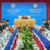 Khóa họp lần thứ nhất Ủy ban hợp tác Công nghệ và Đổi mới sáng tạo Việt Nam - Lào. (Ảnh: Đỗ Bá Thành/ TTXVN)