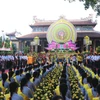 Đại lễ Phật đản Phật lịch 2567 tại Thừa Thiên-Huế. (Ảnh: Tường Vi/TTXVN)