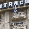 Khuôn viên Đại sứ quán Israel ở thủ đô Bucharest. (Nguồn: AP)