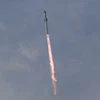 Tàu vũ Starship của SpaceX rời bệ phóng tại Boca Chica, Texas, Mỹ, ngày 14/3/2024. (Ảnh: AFP/TTXVN)