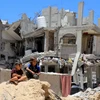 Cảnh tàn phá do xung đột Hamas-Israel tại thành phố Khan Younis, Dải Gaza. (Ảnh: THX/TTXVN)