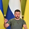 Tổng thống Ukraine Volodymyr Zelensky. (Ảnh: AFP/TTXVN)