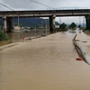 Ngập lụt do mưa lớn tại thị trấn Nam Bình, tỉnh Phúc Kiến, Trung Quốc. (Ảnh: THX/TTXVN)