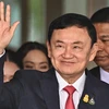 Cựu Thủ tướng Thái Lan Thaksin Shinawatra về nước sau 15 năm lưu vong ngày 22/8/2023. (Ảnh: AFP/TTXVN)