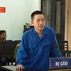Đối tượng Nguyễn Tấn Sang tại phiên tòa. (Ảnh: TTXVN phát)
