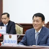 Bộ trưởng Bộ Công an Việt Nam, Thượng tướng Lương Tam Quang phát biểu tại hội đàm. (Ảnh: Xuân Tú/TTXVN)