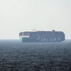 Tàu chở hàng di chuyển trên Biển Đỏ. (Ảnh minh họa. IRNA/TTXVN)
