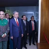 Chủ tịch nước Tô Lâm cùng Tổng thống Timor-Leste Jose Ramos-Horta tham quan Bảo tàng Hồ Chí Minh. (Ảnh: Lâm Khánh/TTXVN)