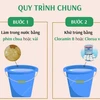 Quy trình chung xử lý nước ăn uống trong mùa mưa lũ