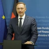 Ông Christian Lindner phát biểu trong một cuộc họp báo ở Berlin. (Ảnh: AFP/TTXVN)