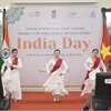 Sự kiện 'Ngày Ấn Độ' tại khuôn viên Đại sứ quán Ấn Độ ngày 18/3.