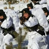 [Photo] Quân đội Trung Quốc luyện tập tác chiến trên núi tuyết