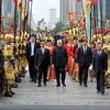 [Photo] Trung Quốc đón Thủ tướng Ấn Độ bằng nghi thức thời Đường