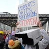 Biểu tình phản đối TTIP tại Berlin (Đức). (Nguồn: AFP/TTXVN) 