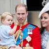 Hoàng tử George trong lễ sinh nhật của Nữ hoàng. (Nguồn: CCTVNews)