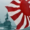 Tàu của Hải quân Nhật Bản tham gia cuộc diễn tập ngoài khơi Vịnh Sagami, quận Kanagawa. (Nguồn: AFP/TTXVN) 