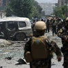 Hiện trường vụ đánh bom ở Kabul. (Nguồn: AFP/TTXVN)