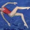Một thí sinh trong sự kiện thi bơi nghệ thuật. (Nguồn: Sputniknews)