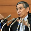 Thống đốc BoJ Haruhiko Kuroda tại cuộc họp báo ở thủ đô Tokyo ngày 15/7. (Nguồn: AFP/TTXVN) 