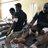 Nạn nhân bị thương trong vụ đánh bom được điều trị tại bệnh viện Maiduguri ngày 21/9. (Nguồn: AFP/TTXVN) 