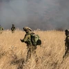 Binh sỹ Israel tuần tra tại cao nguyên Golan ngày 20/8. (Nguồn: THX/TTXVN) 