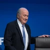Chủ tịch FIFA Sepp Blatter tại cuộc họp báo ở Zurich, Thụy Sỹ ngày 20/7. (Nguồn: THX/TTXVN) 