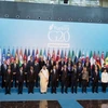 Các nhà lãnh đạo G20 chụp ảnh tại hội nghị. (Nguồn: AFP/TTXVN)