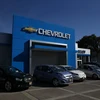 Các xe ôtô hiệu Chevrolet bày bán tại San Leandro, bang California, Mỹ ngày 15/5. (Nguồn: AFP/TTXVN) 
