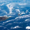 Núi lửa Kilauea ở Hawaii. 